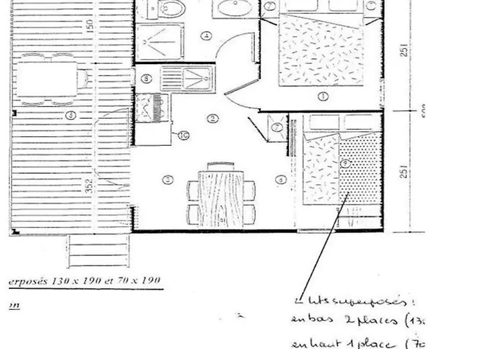 22m² Avec Terrasse Pour 5 Pers. - Api-1-52-629 Camping Darbres